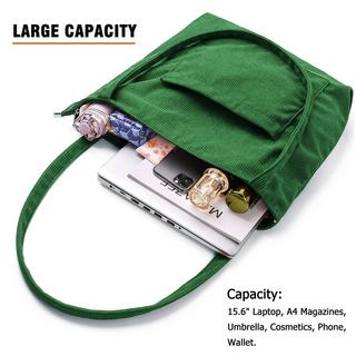 Only-bags.store Kordtasche Umhängetasche mit Reissverschluss Grosse Tragetasche  