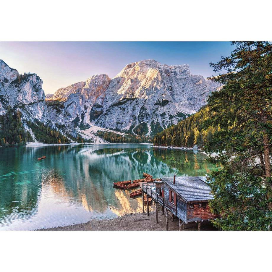 Puzzle Smaragdgrüner Pragser Wildsee (1000Teile)