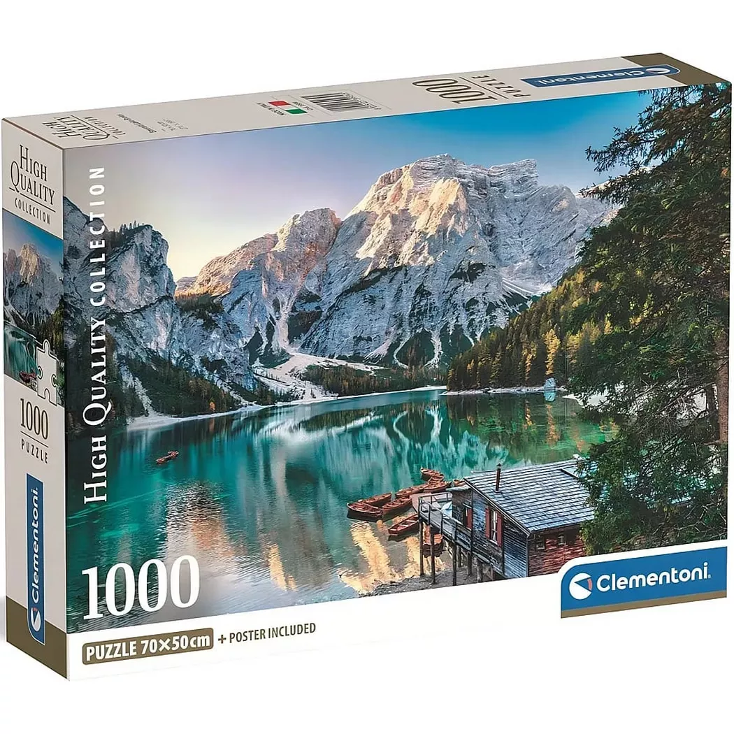 Clementoni 1000 pcs. CB HQC Emerald Lake Braies