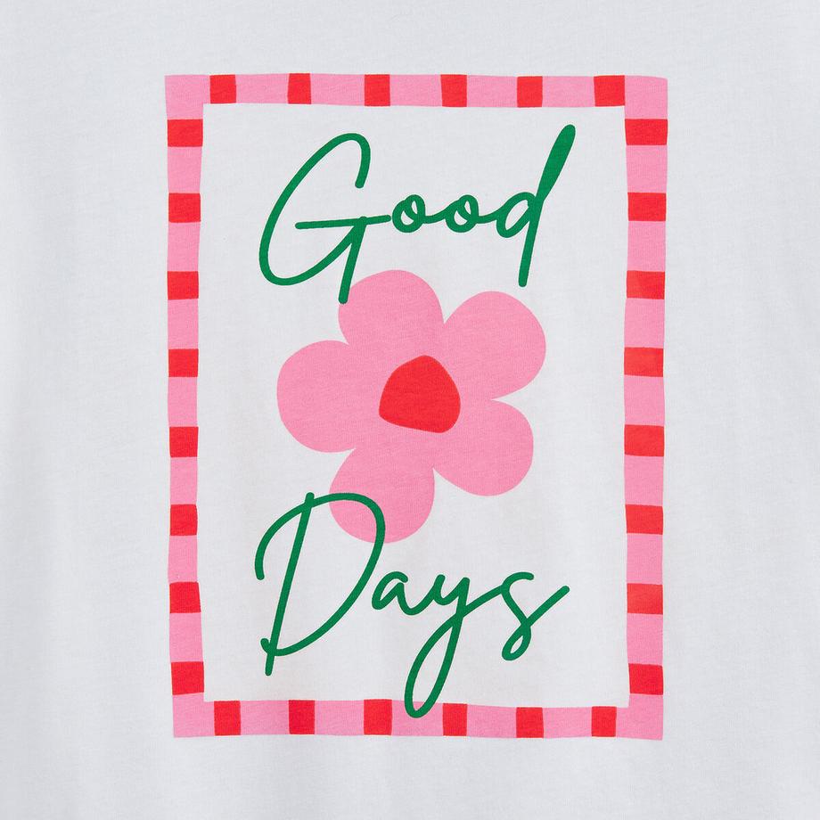 La Redoute Collections  T-Shirt mit Rundhalsausschnitt 