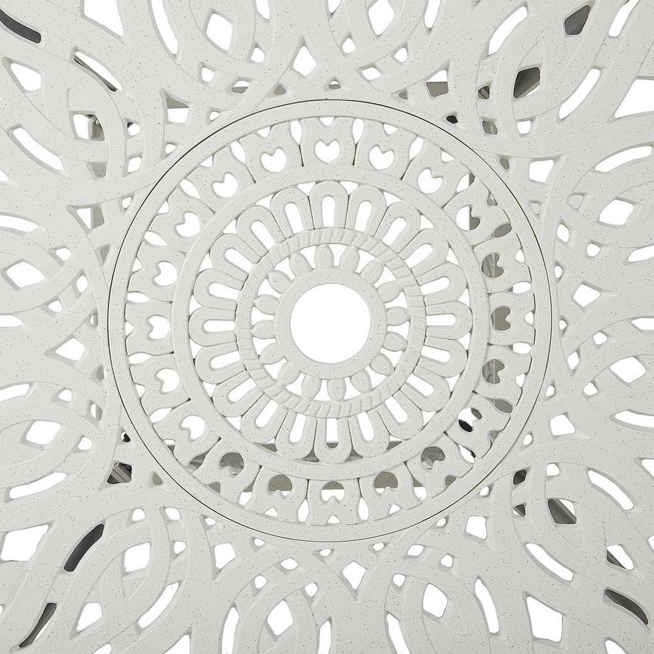 Beliani Outdoor Bistrotisch aus Aluminium  ANCONA  