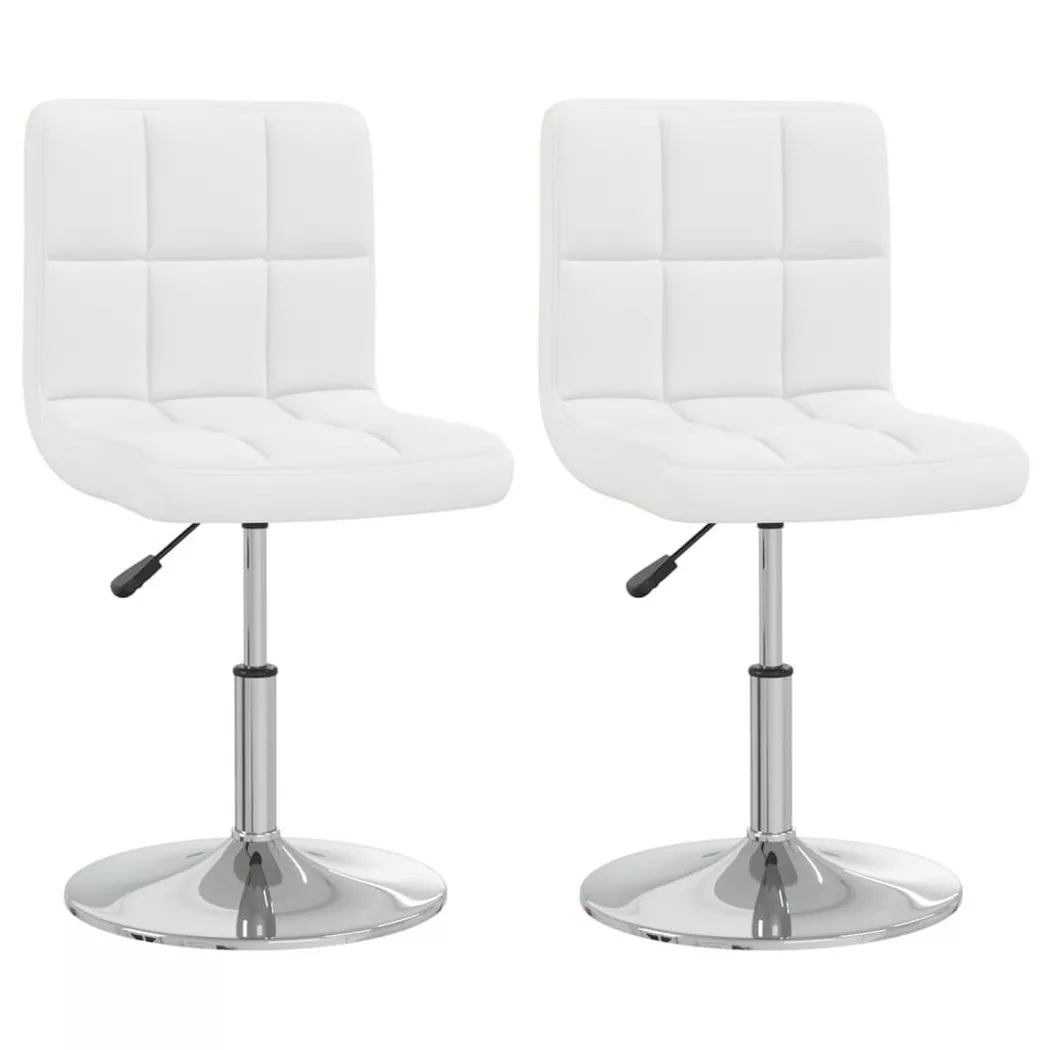 VidaXL – Bürostuhl kunstleder, One Size, Weiss