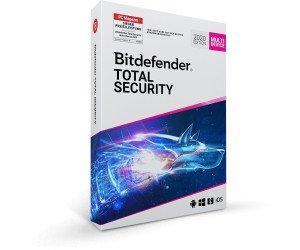 BITDEFENDER  Antivirus Total Security 2024 | 3 Geräte (PC, MAC, Android) | 1 Jahr | Herunterladen 