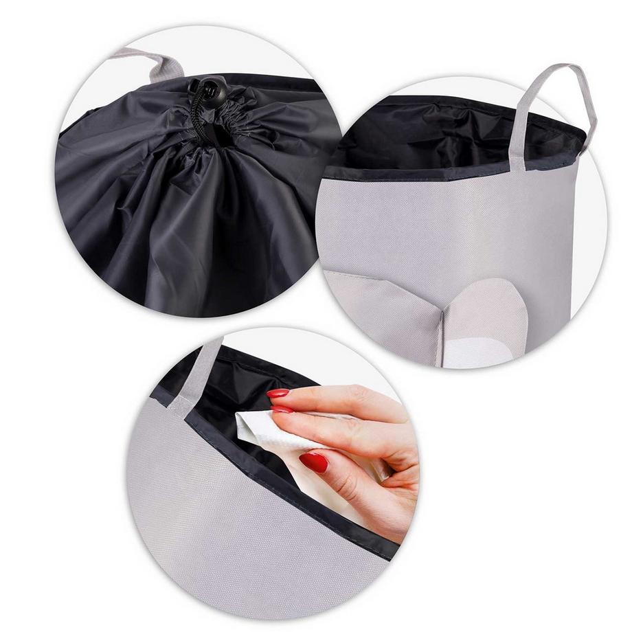 B2X Cesto portagiochi Nukido - Elefante Grigio  