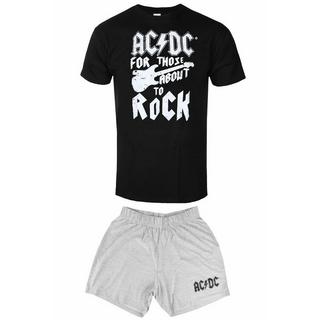 AC/DC ACDC For Those About to Rock Pigiama con Pantaloncini  