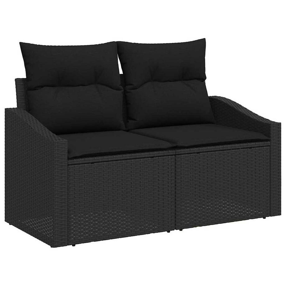 VidaXL Canapé d’extérieur poly rattan  