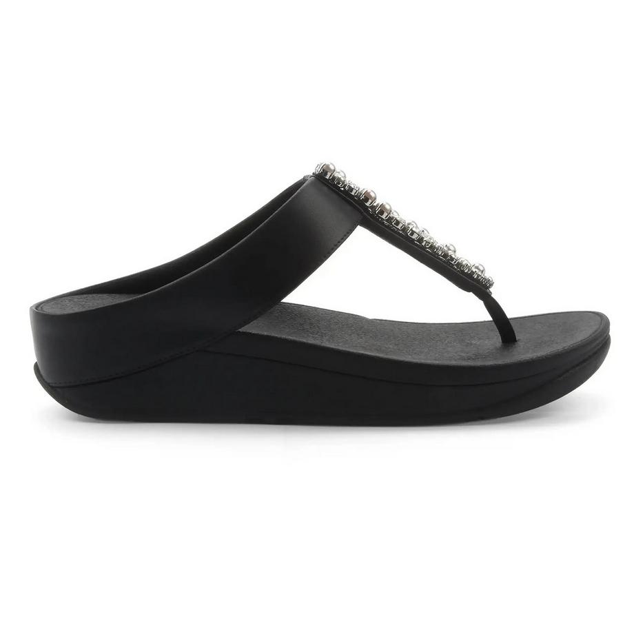 Fitflop Fino Sandale à Talon Compensé Slingback  