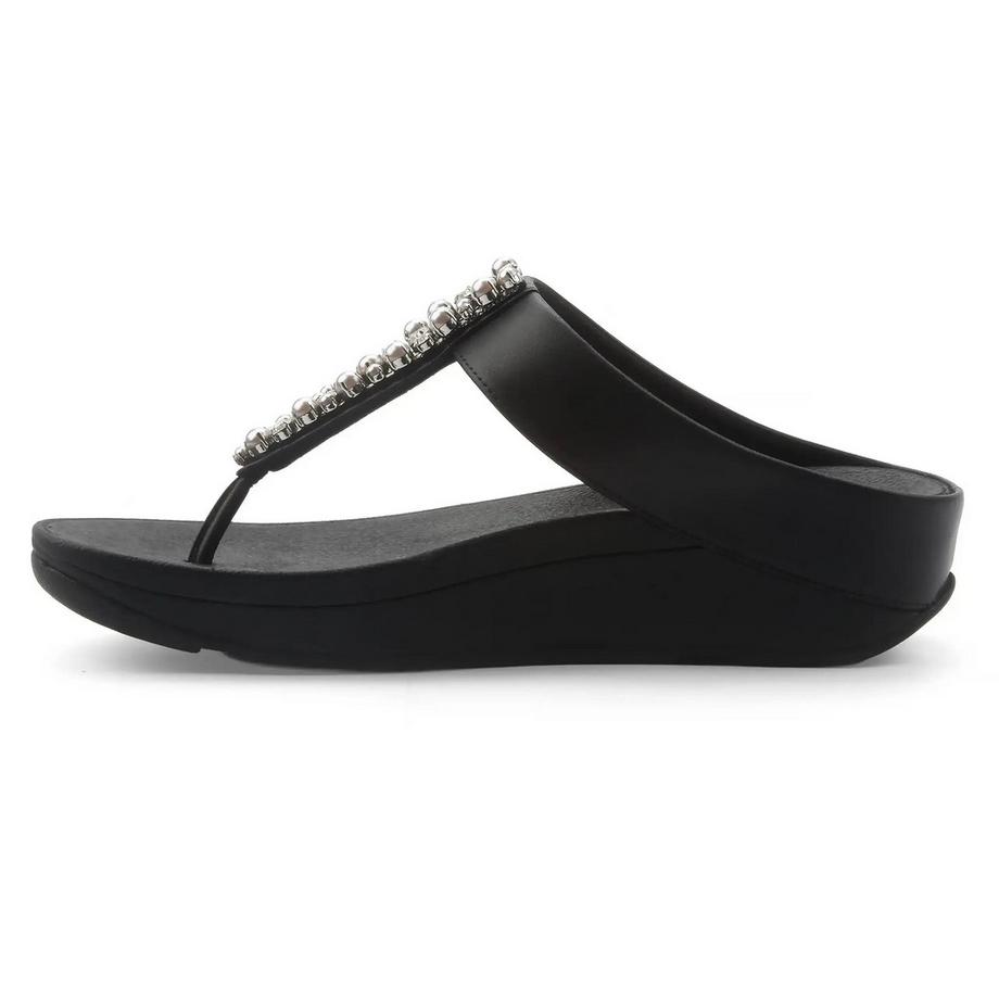 Fitflop Fino Sandale à Talon Compensé Slingback  