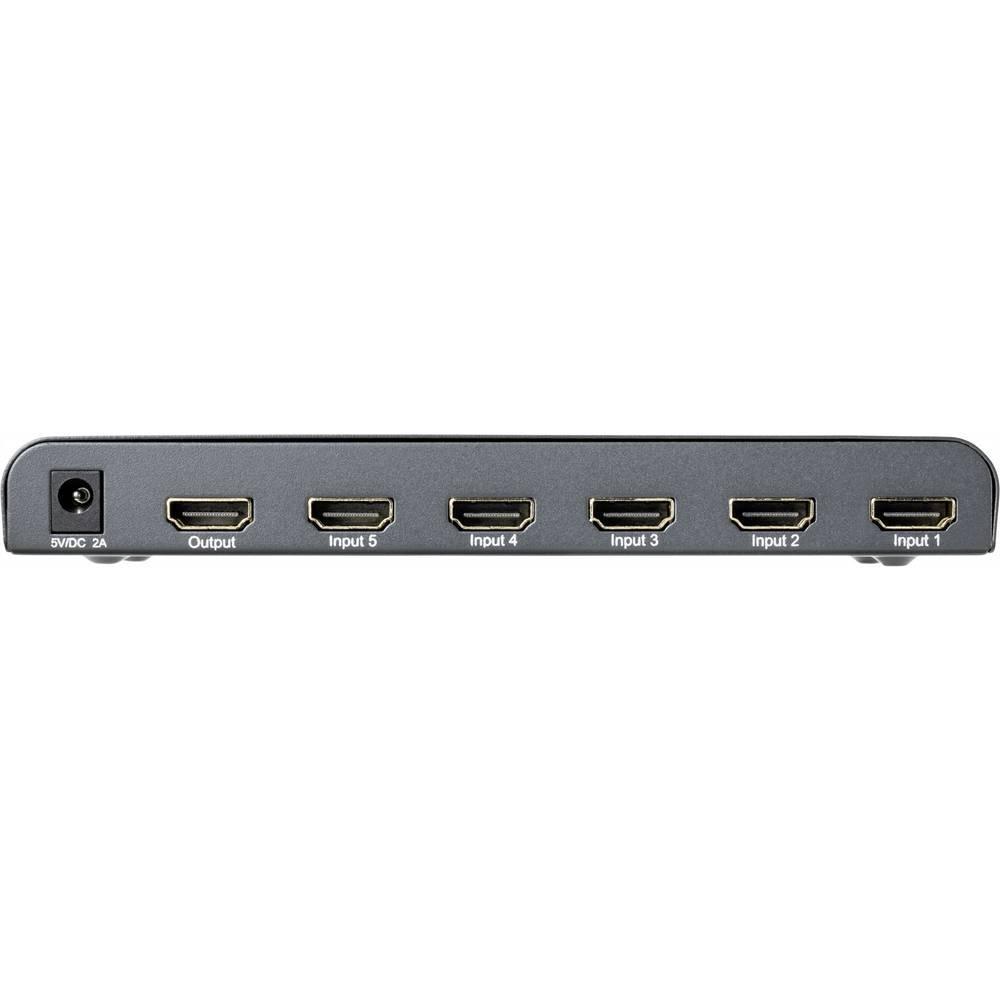 SpeaKa Professional  5 x commutateur HDMI 