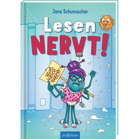 Lesen NERVT! - Bloß keine Bücher! (Lesen nervt! 2) Schumacher, Jens; Winkler, Steffen (Illustrationen) Copertina rigida 