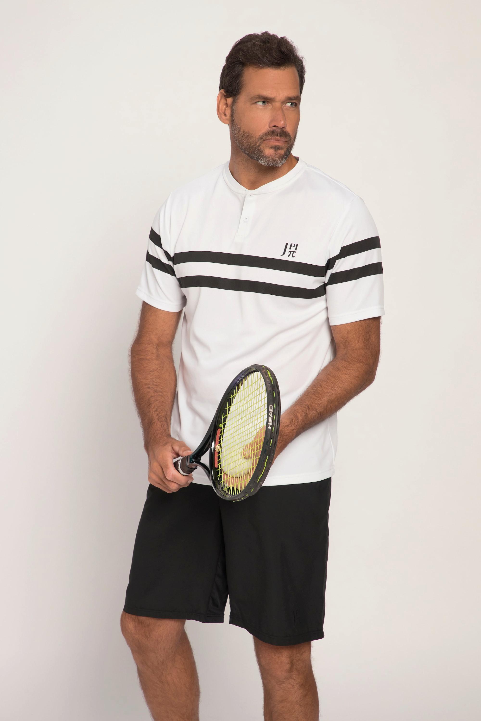 JP1880  Maglia serafino da tennis con mezze maniche 