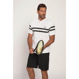 JP1880  Maglia serafino da tennis con mezze maniche 