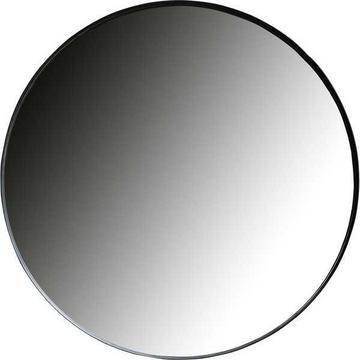 Miroir rond Doutzen métal noir 115x115