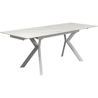 KARE Design Table extensible Xenia blanc 140(+30+30)x80  