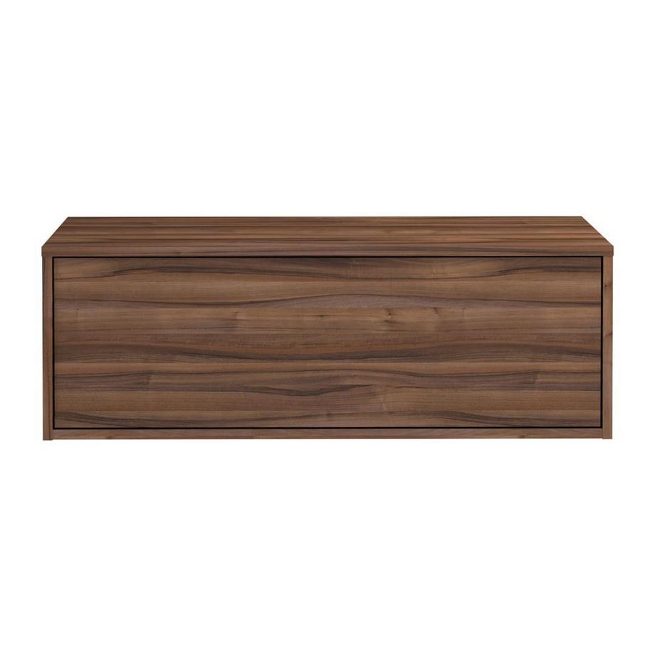 Vente-unique Mobile sotto lavabo sospeso 94 cm Naturale scuro - TEANA II  