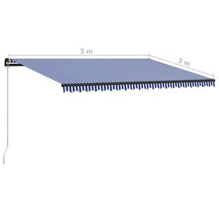 VidaXL Auvent rétractable aluminium  