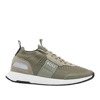 BOSS  Sneaker Titanium, WildlederPanel 