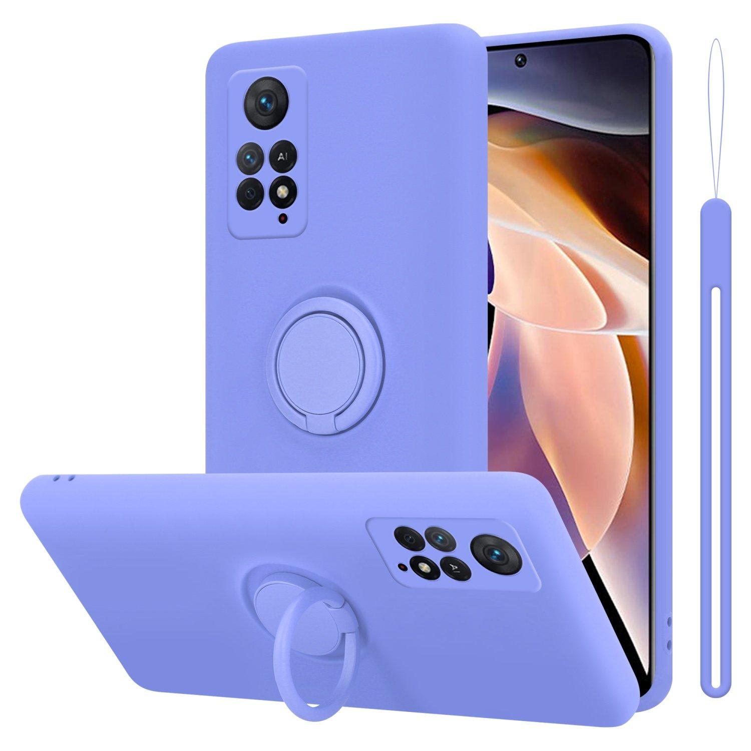 Cadorabo  Housse compatible avec Xiaomi RedMi NOTE 11 PRO 4G / 5G - Coque de protection en silicone TPU flexible avec anneau 