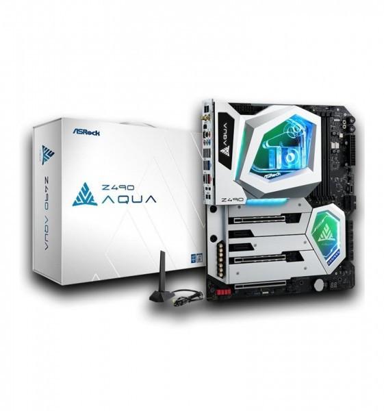 ASRock  Z490 Aqua Intel Z490 ATX esteso 