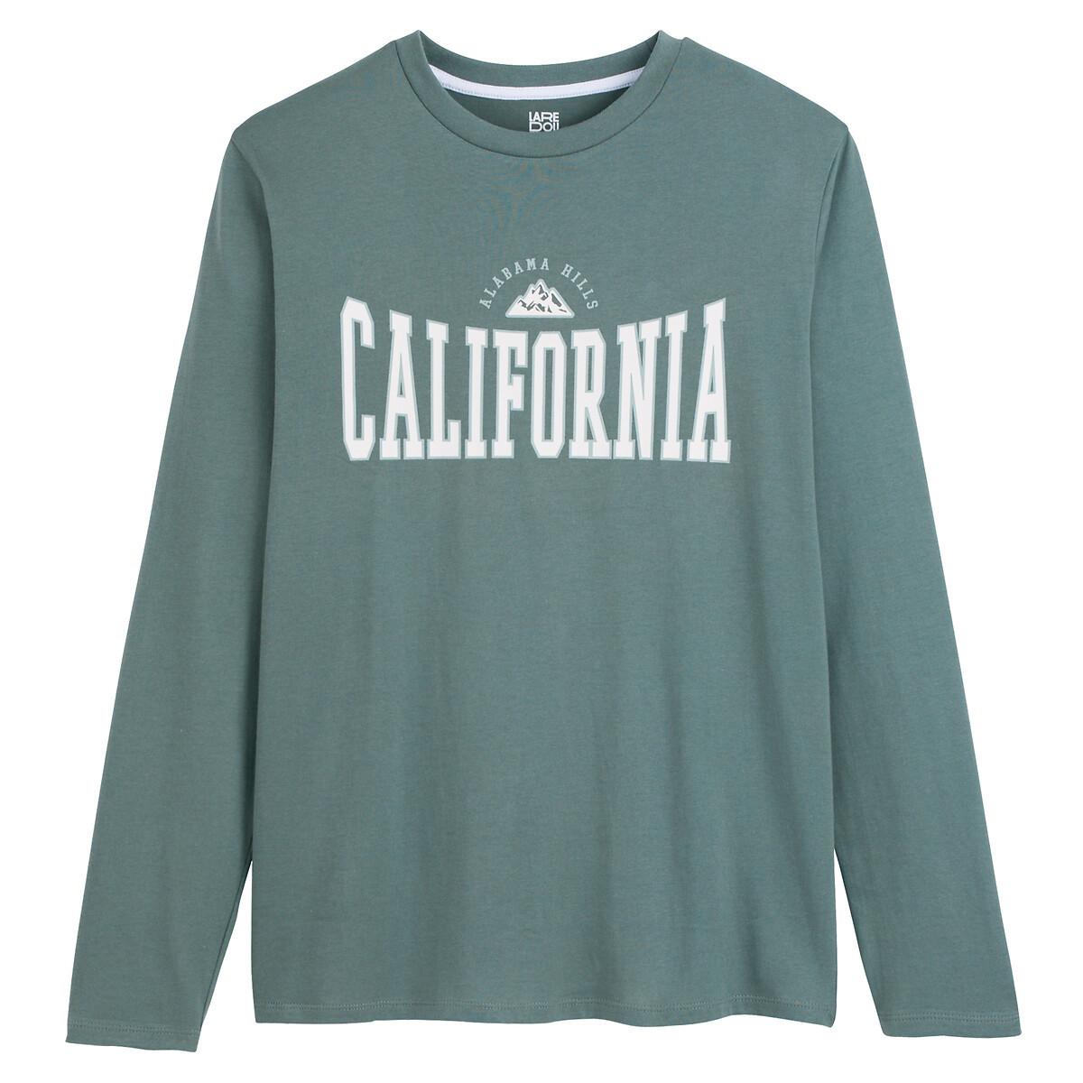 La Redoute Collections  Langarmshirt mit Campus-Print 