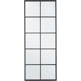 mutoni Miroir fenêtre Nucleos noir 125x50  