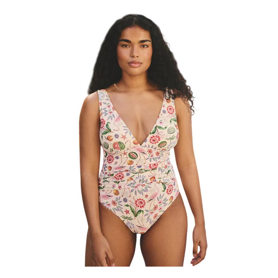 Maillot de bain 1 pièce motiftyle Flamant rose