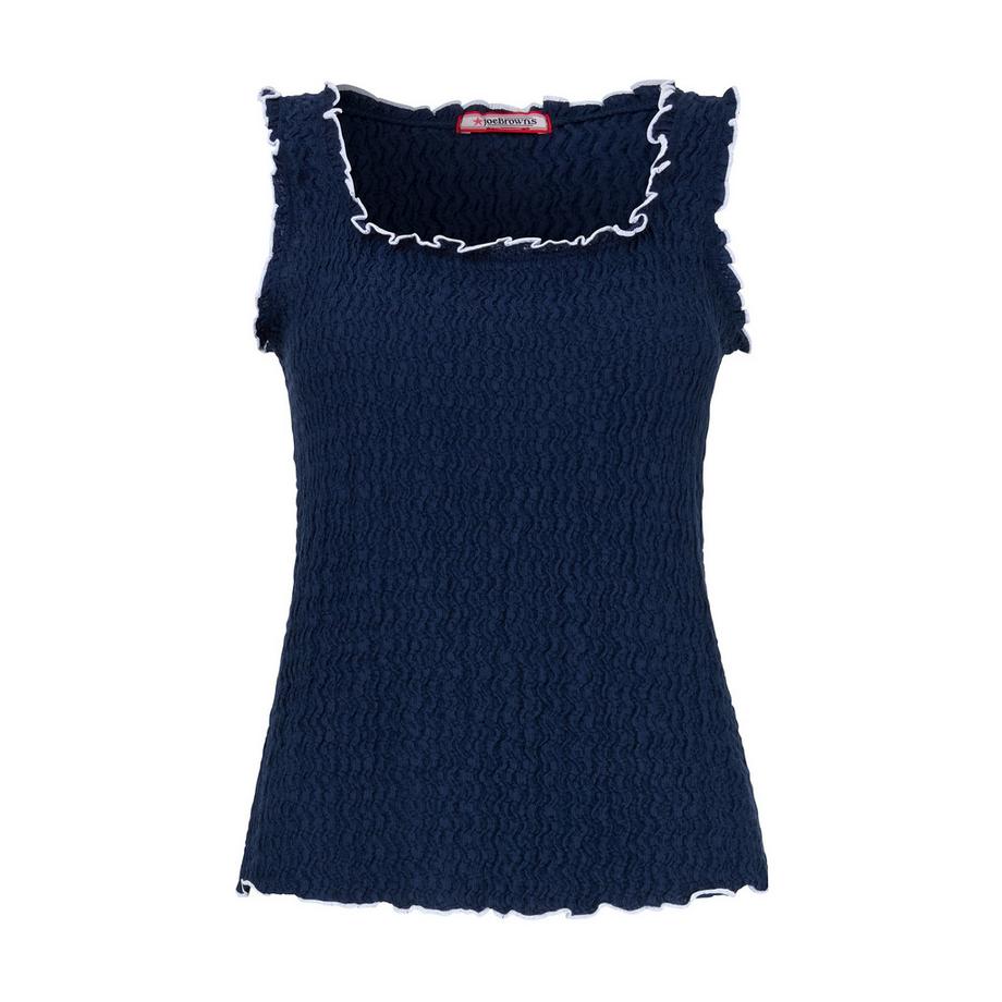 Joe Browns Top Strutturato con Orlo Ondulato  