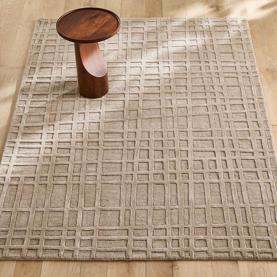Tapis tufté main