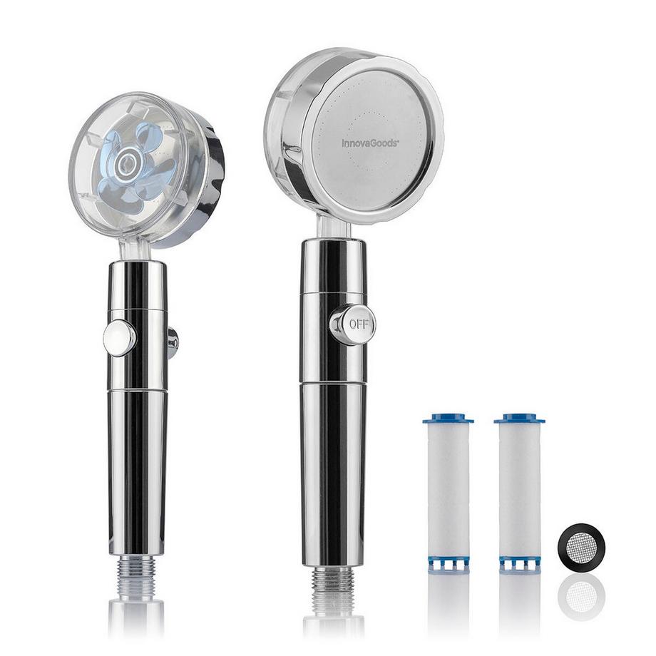 InnovaGoods Douche Écologique avec Hélice à Pression et Filtre Purificateur Heliwer InnovaGoods  