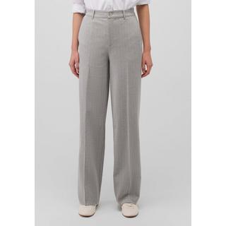 Mavi Pantaloni Gessati Gamba Larga  