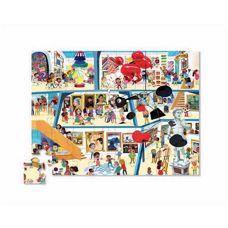 Crocodile Creek  Puzzle 48tlg Day at the Museum: Kunstmuseum, Crocodile Creek 