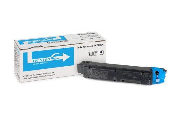 KYOCERA  KYOCERA Toner-Modul cyan TK-5160C Ecosys P7040 12'000 Seiten 