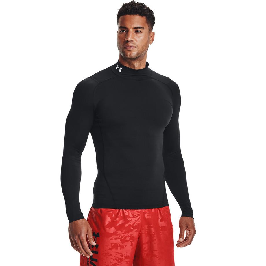 UNDER ARMOUR HeatGear T-Shirt Manches Longues Col Montant  