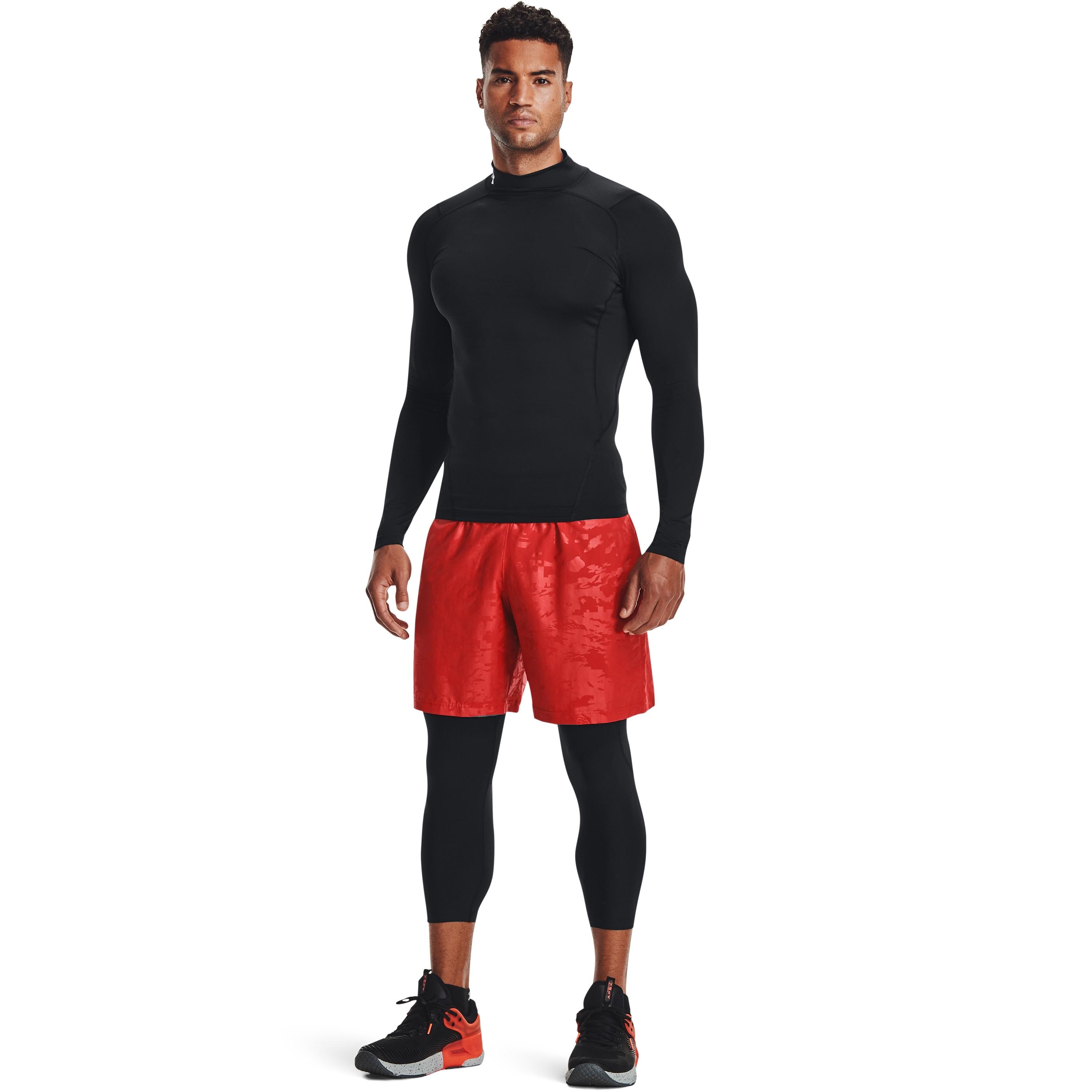 UNDER ARMOUR HeatGear Langarm T-Shirt Stehkragen  