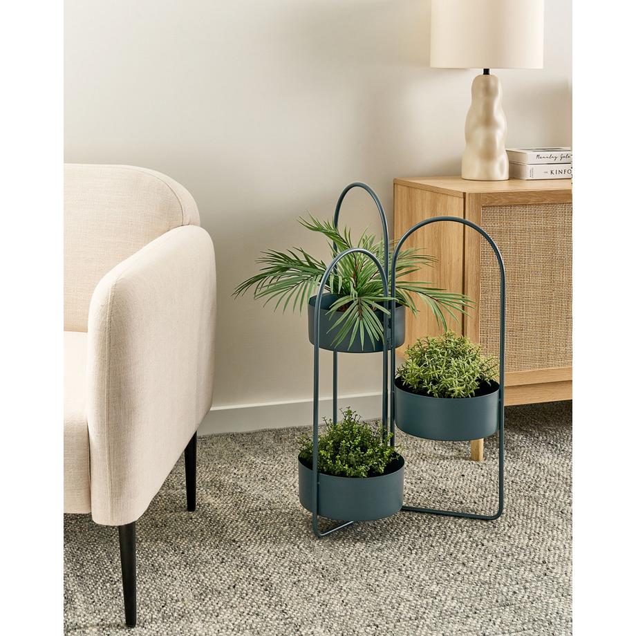 Beliani Supporto per vasi en Ferro Moderno COLUTENA  