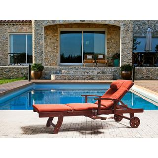 Beliani Coussin de transat extérieur en Polyester Scandinave TOSCANA/JAVA/AMANTEA PREMIUM  