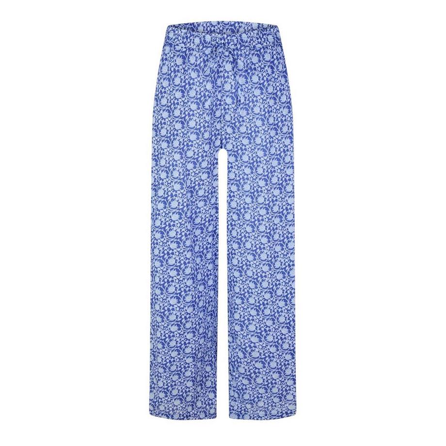 Lyca Pantalone Floreale Gamba Larga