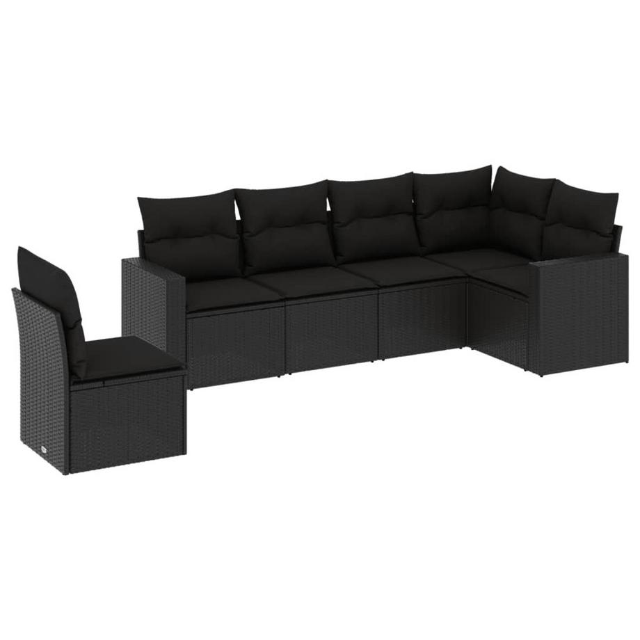 set divano da giardino Polirattan