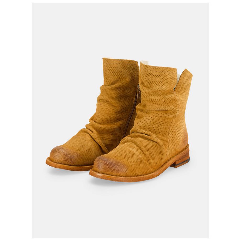 Felmini Wide Fit Stivaletto slouchy con texture perforata  