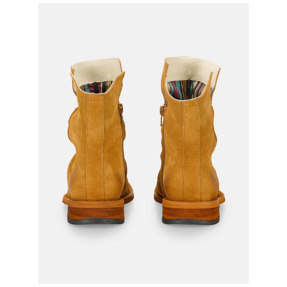 Felmini Wide Fit Stivaletto slouchy con texture perforata  