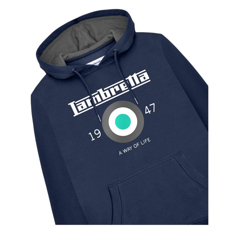 Lambretta Felpa con cappuccio con logo ricamato  