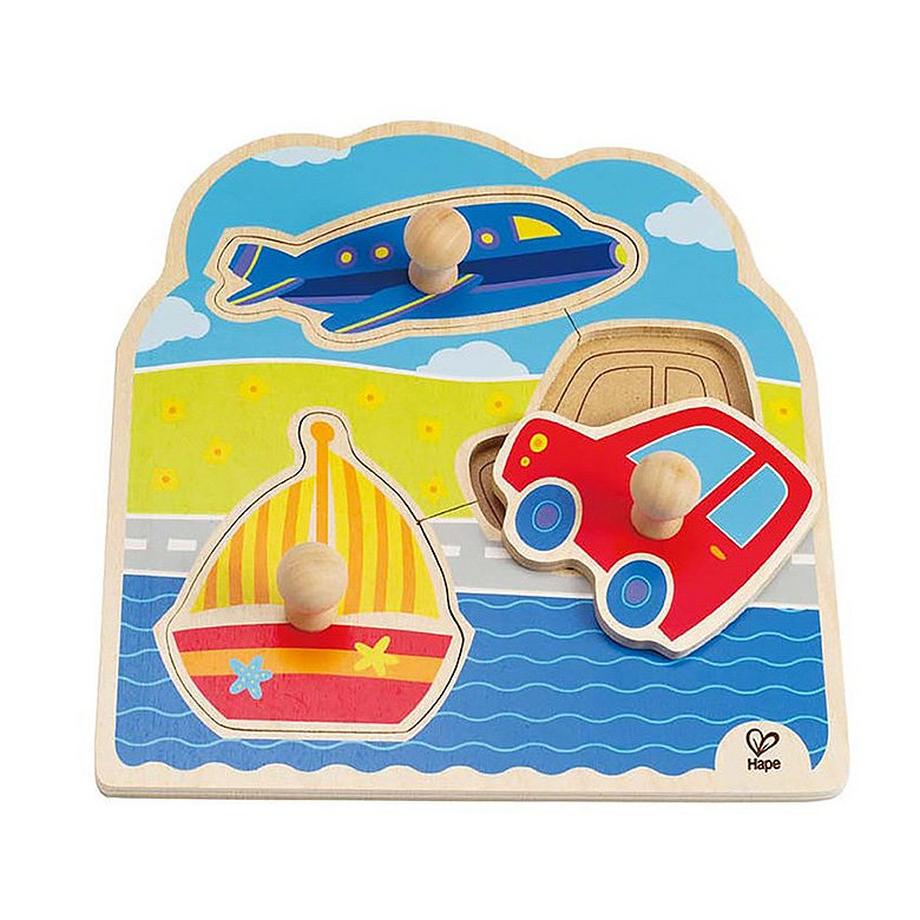 Puzzle Knopfpuzzle Fahrzeuge (4Teile)