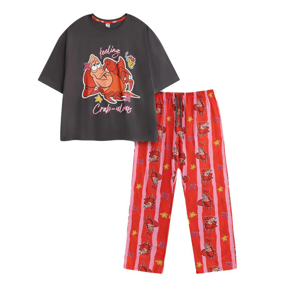 Schlafanzug Mit Langer Hose, Kurzärmlig