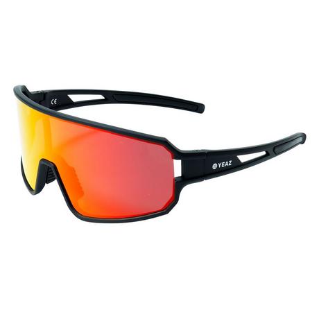 YEAZ  SUNWAVE Sport-Sonnenbrille Black/Red 