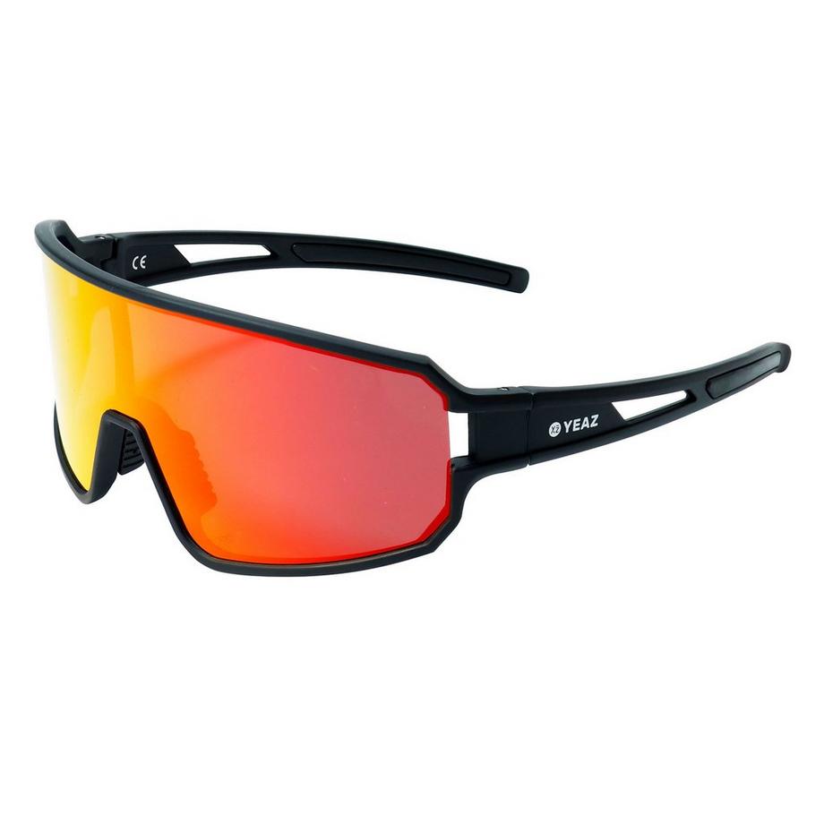 YEAZ  SUNWAVE Sport-Sonnenbrille Black/Red 