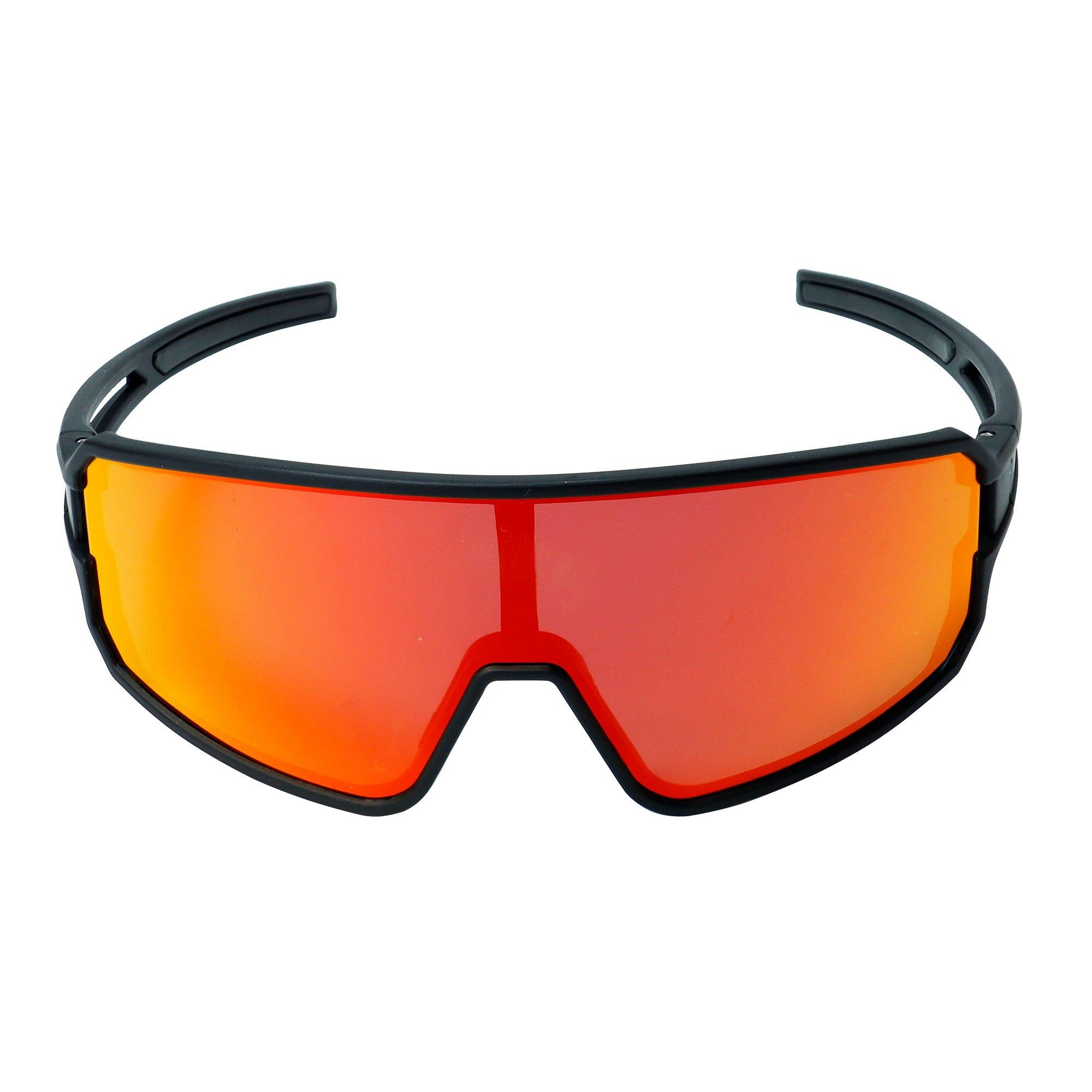 YEAZ  SUNWAVE Sport-Sonnenbrille Black/Red 