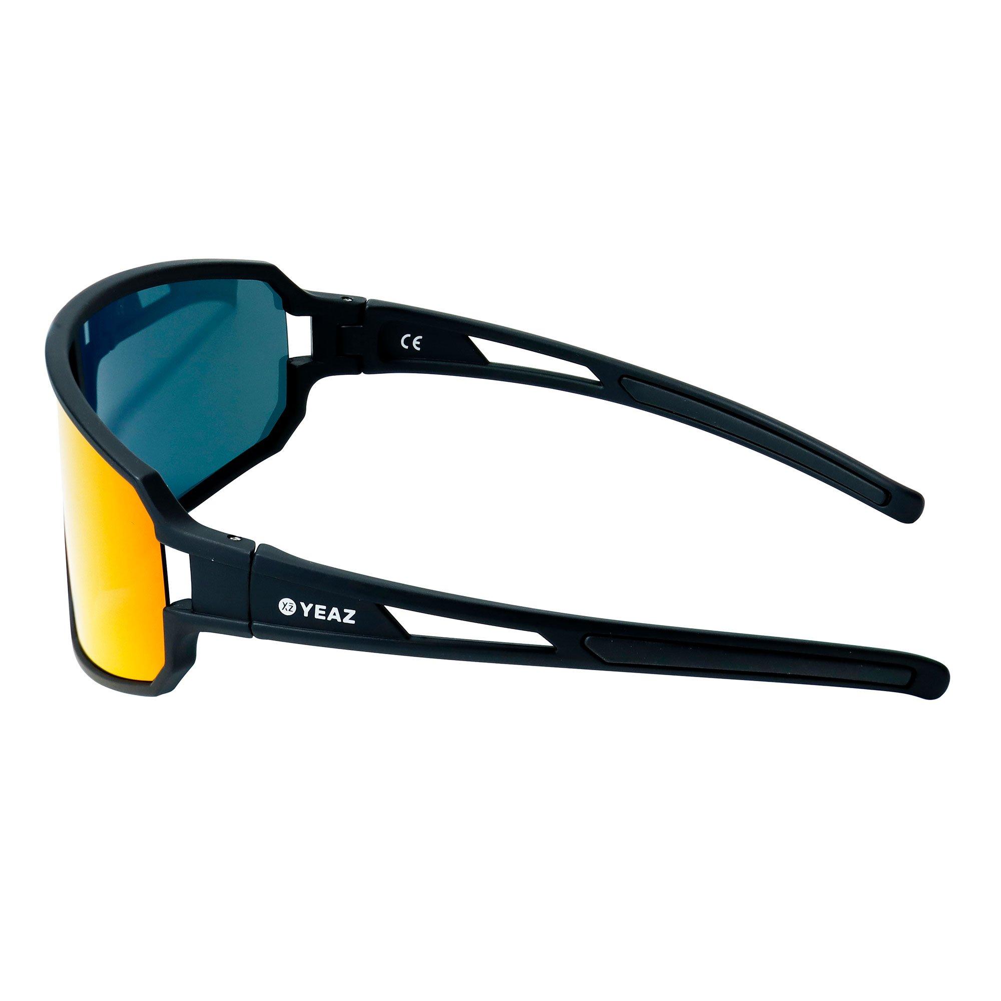 YEAZ  SUNWAVE Sport-Sonnenbrille Black/Red 