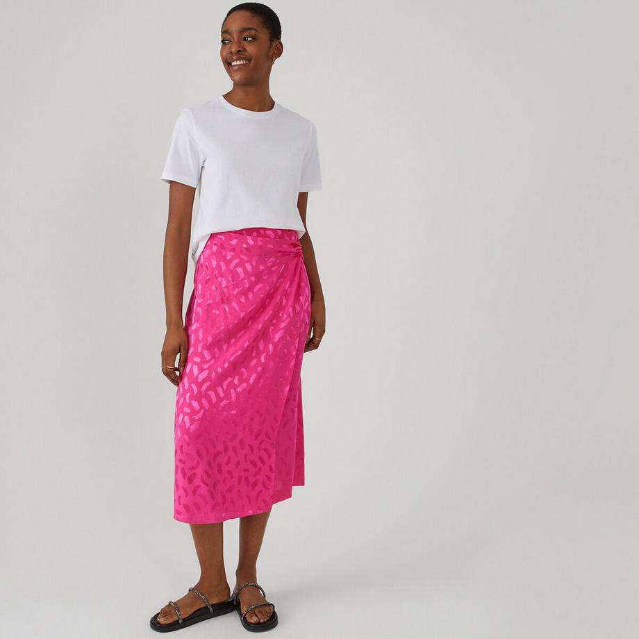 La Redoute Collections T-Shirt con rotondo scollo e corte maniche  