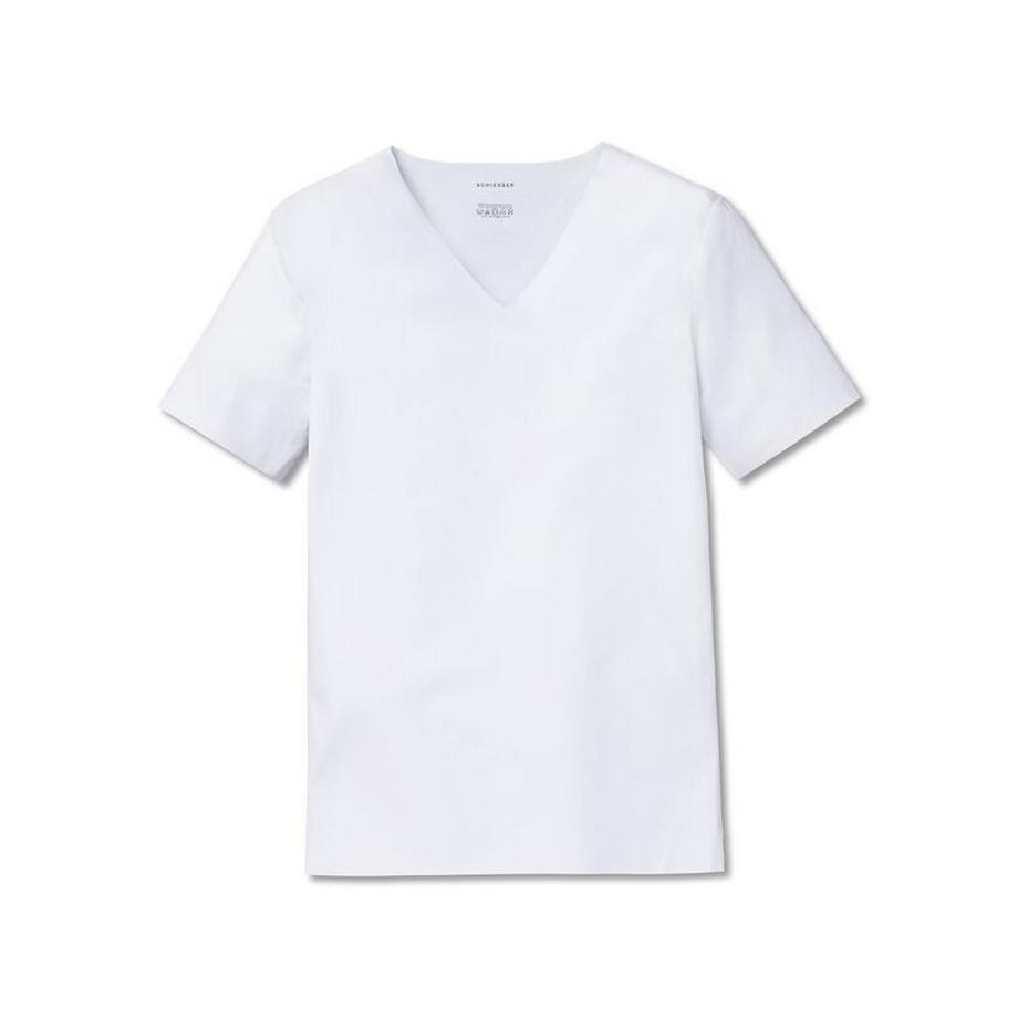 Schiesser Laser Cut V-Ausschnitt T-Shirt  