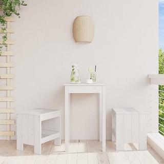 VidaXL Tabouret de jardin bois de pin  